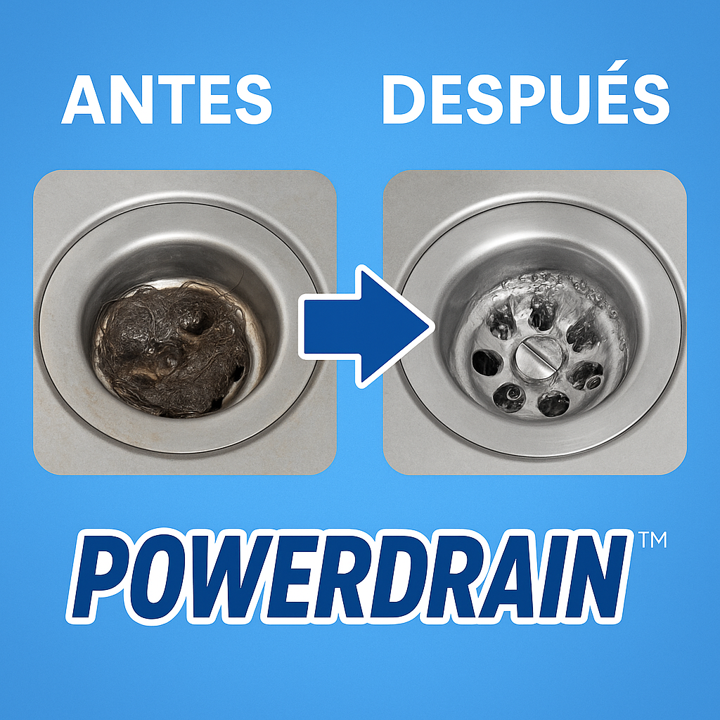 PowerDrain™ elimina atascos en minutos