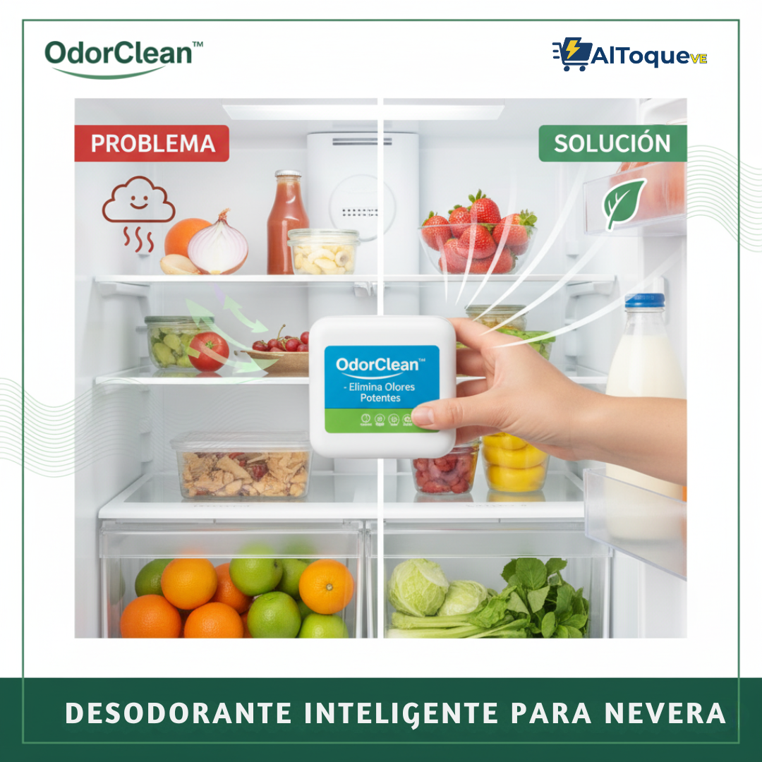 OdorClean™ Neutraliza olores potentes y prolonga la vida de tus alimentos. 🍏