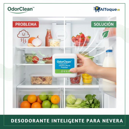 OdorClean™ Neutraliza olores potentes y prolonga la vida de tus alimentos. 🍏