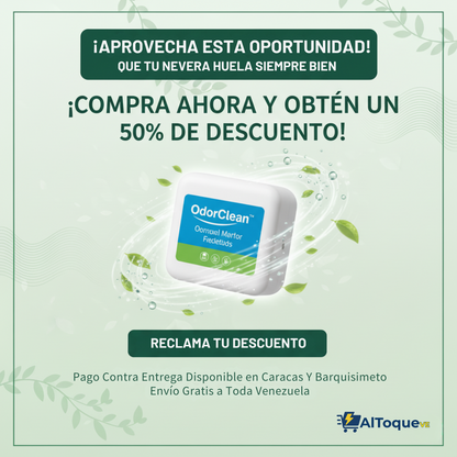 OdorClean™ Neutraliza olores potentes y prolonga la vida de tus alimentos. 🍏