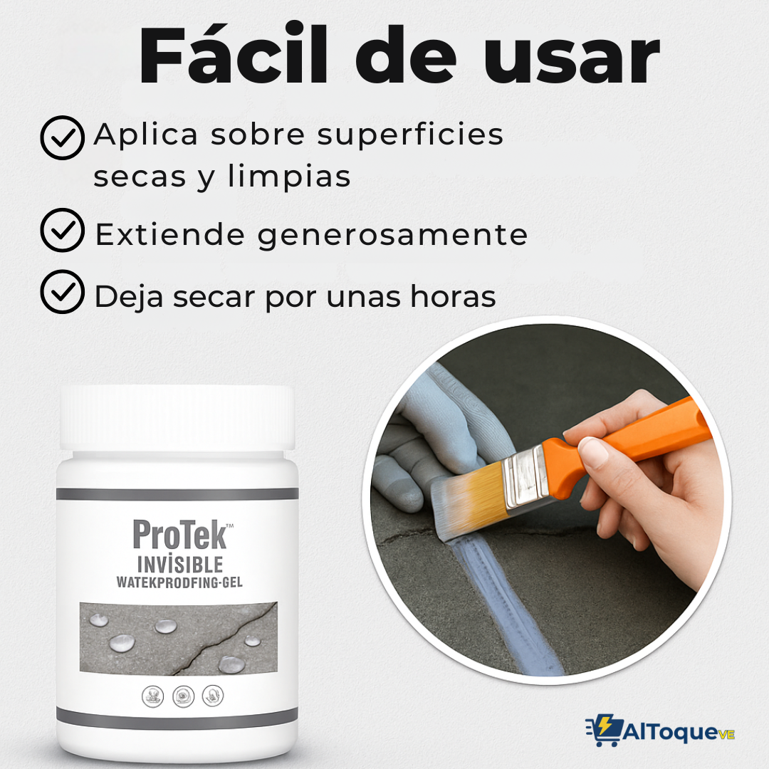 ProTek Invisible™ Seguridad impermeable. Acabado perfecto."