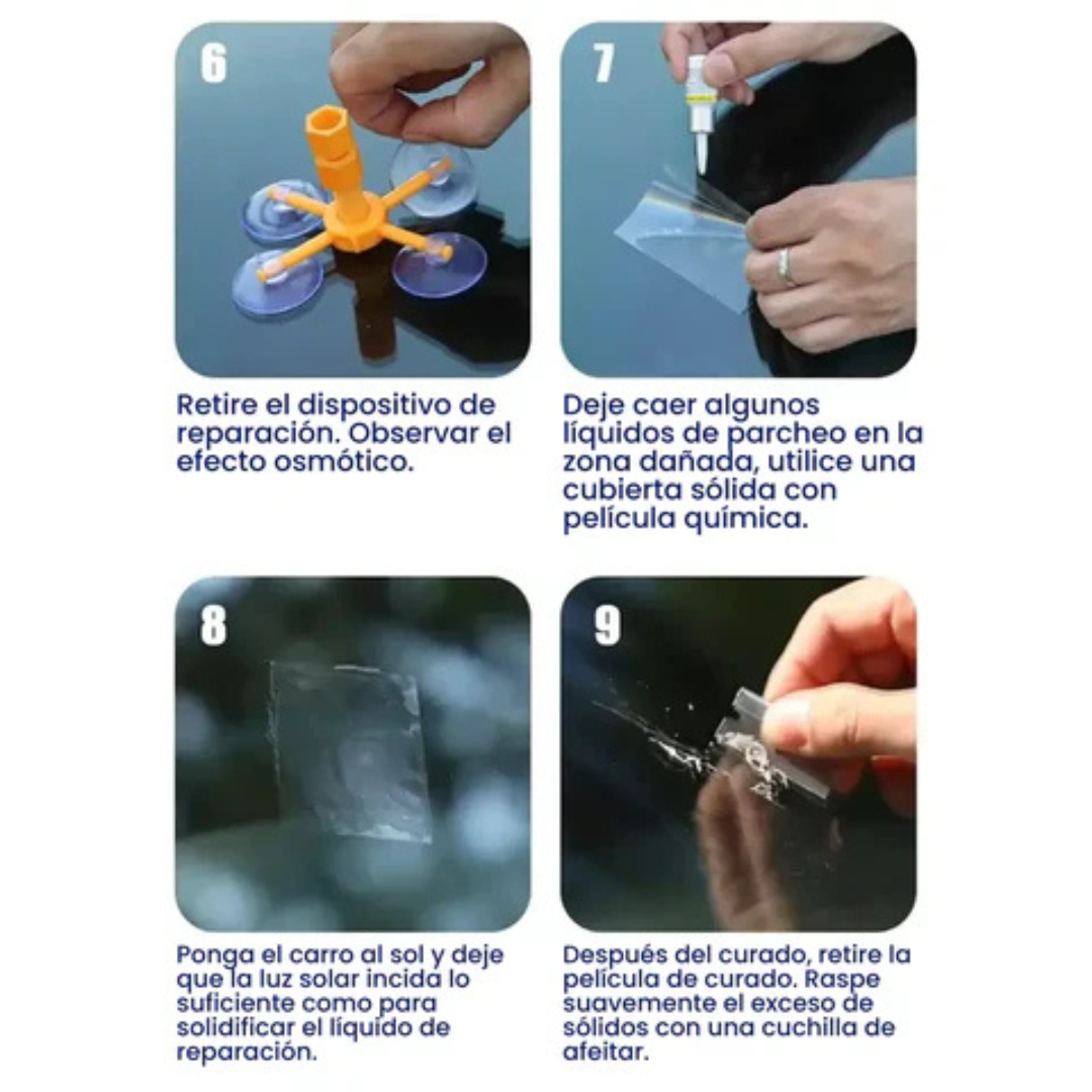 VisiónPro™ Kit - La fórmula avanzada para grietas y fisuras. Tan fácil que lo harás tú mismo. ✅