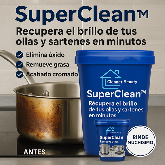 SuperClean™ – Pasta Restauradora de Ollas y Sartenes