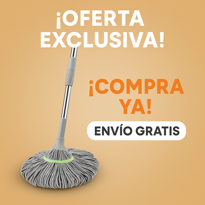 SpinMop™ – Trapeador de Escurrido Rápido y Manos Secas